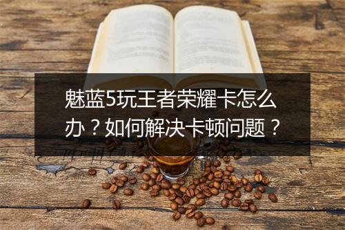 魅蓝5玩王者荣耀卡怎么办?如何解决卡顿问题?