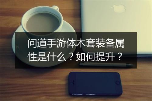 问道手游体木套装备属性是什么？如何提升？