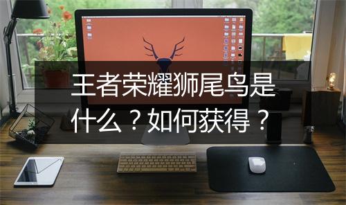 王者荣耀狮尾鸟是什么?如何获得?