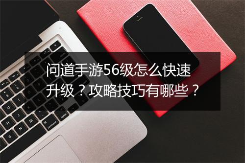 问道手游56级怎么快速升级？攻略技巧有哪些？