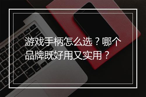 游戏手柄怎么选？哪个品牌既好用又实用？